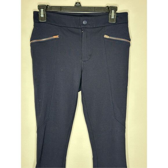 Athleta Ponte Moto 2.0 Navy Pants Size 2 - Picture 2 of 7